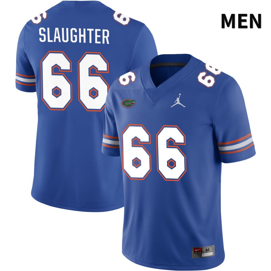 NCAA Florida Gators Jake Slaughter Men's #66 Jordan Brand Royal 2022 NIL Stitched Authentic College Football Jersey VEW2664YF